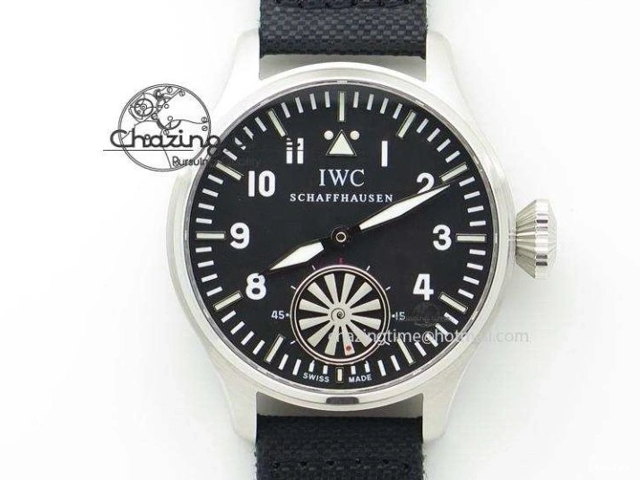 MIROTIME 0507 Mark XVIII IW327006 Titanium V7F 1:1 Best Edition Black Dial on Brown Leather Strap A Attractive 7080
